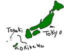 map showing Tonaki, Okinasa, Japan